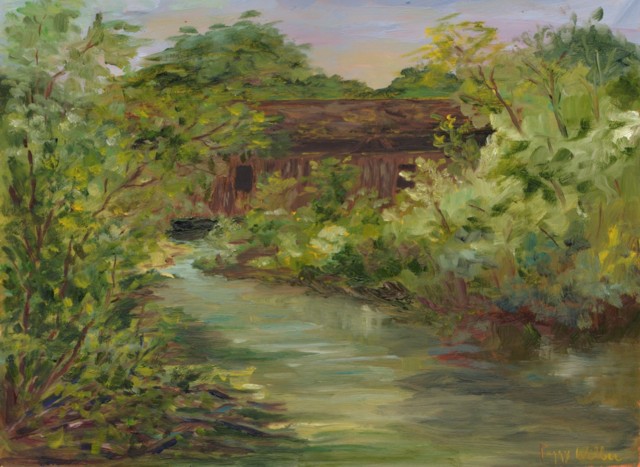 San Lorenzo River and the Old Covered Bridge